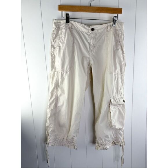 Y2K London Jean Chino 100% Cotton Retro Vintage Natural Size 10 - Picture 1 of 8